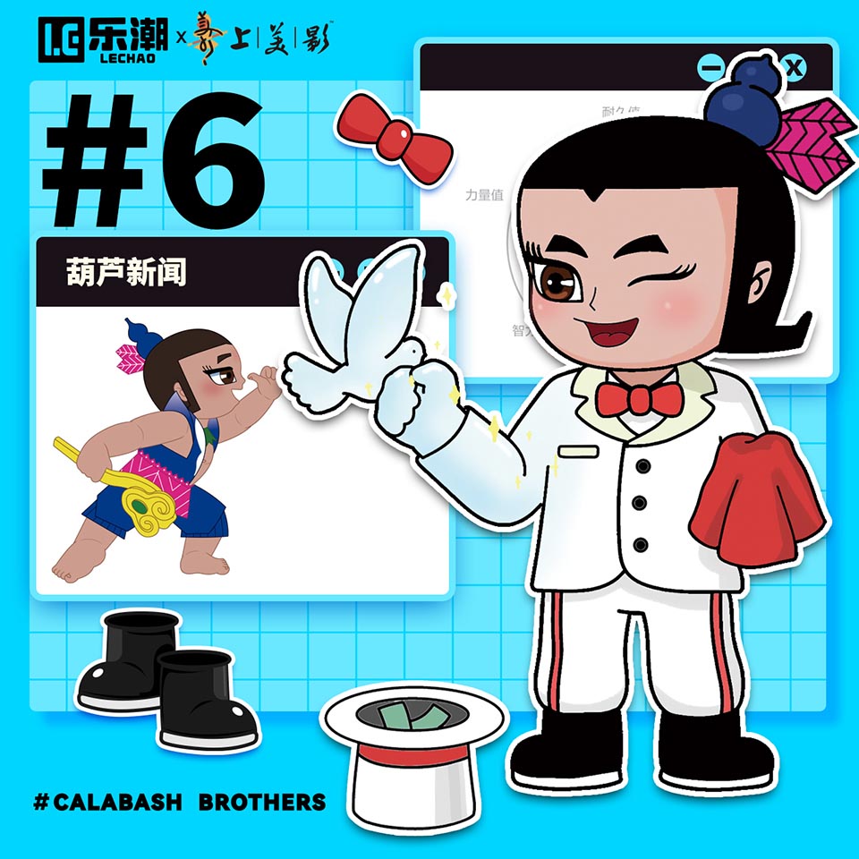 葫芦兄弟超能职业系列盲盒上线 玩转另类葫芦娃