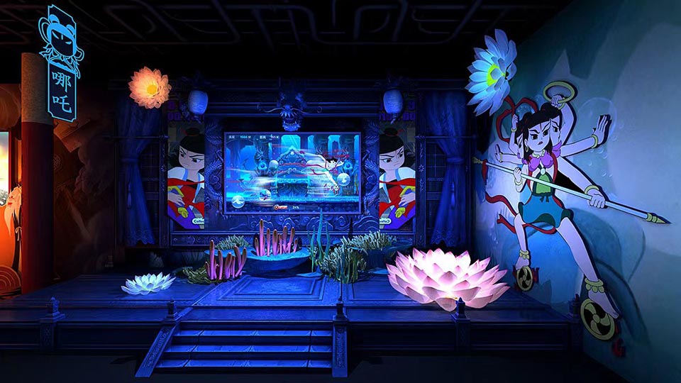 “童年英雄AI幻想互动展”亮相豫园华宝楼