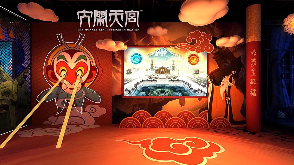 “童年英雄AI幻想互动展”亮相豫园华宝楼