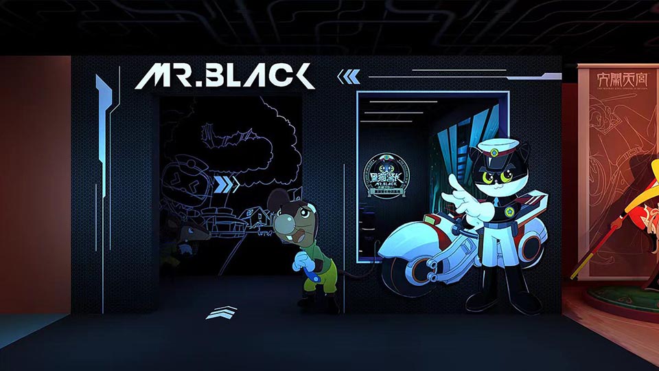 “童年英雄AI幻想互动展”亮相豫园华宝楼