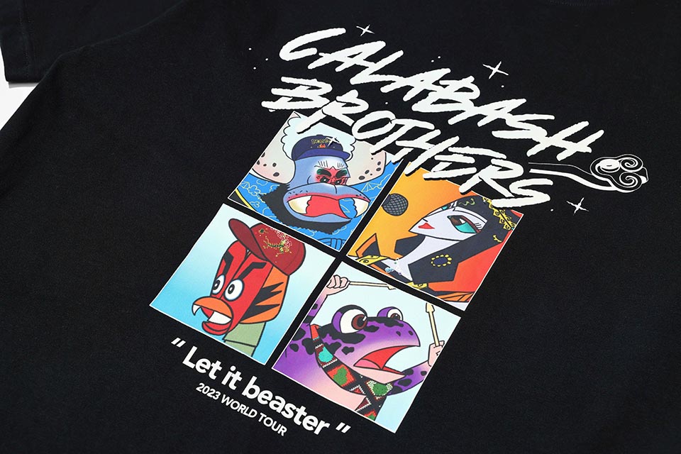 经典动画IP跨界街头国潮!《葫芦兄弟》 × BEASTER 联名系列产品将上线
